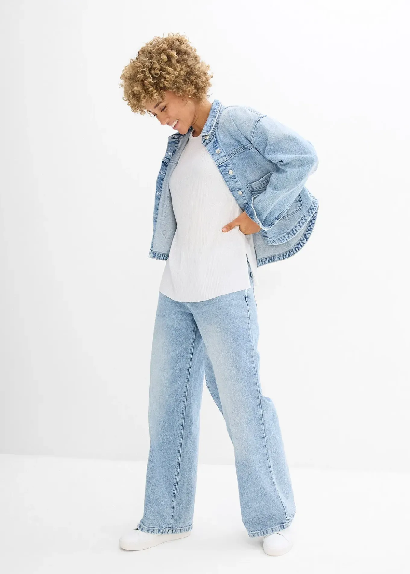 Top en polyester recyclé