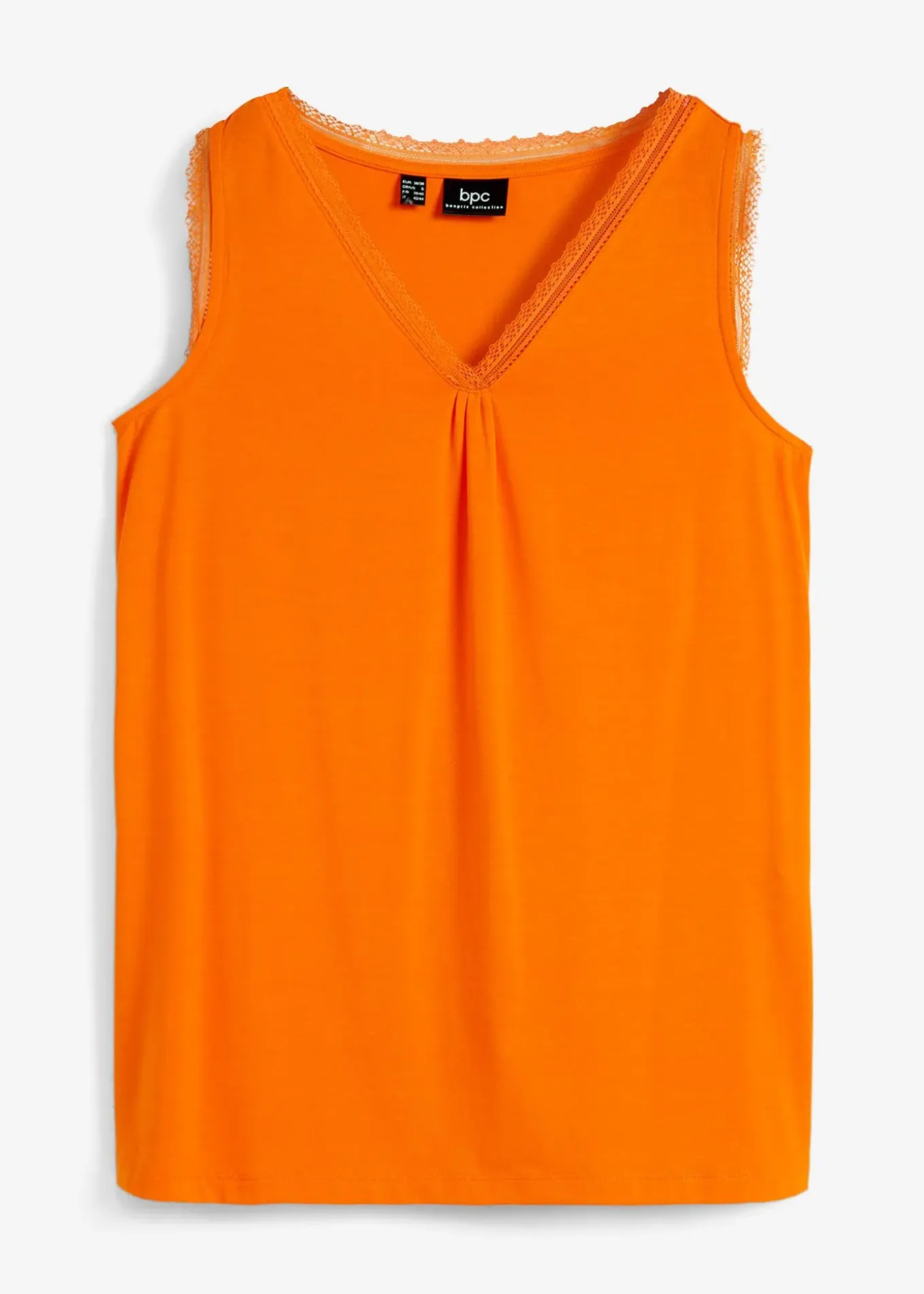 Top en viscose avec dentelle