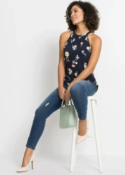 Top en viscose extensible