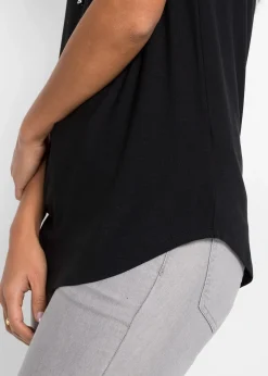 Top en viscose extensible