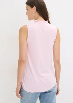 Top en viscose extensible