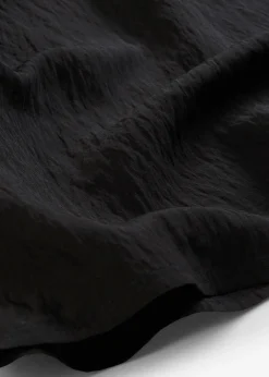 Top en viscose mélangée, effet froissé