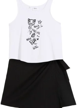 Top et jupe fille (ens. 2 pces)