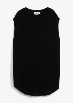 Top fluide en maille de viscose, coupe ballon