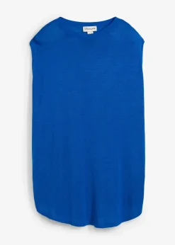 Top fluide en maille de viscose, coupe ballon