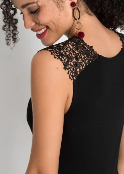 Top fluide en viscose extensible