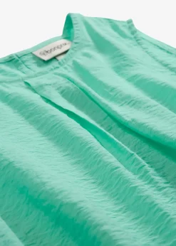 Top fluide sans manches en viscose mélangée