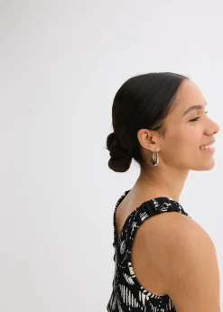 Top imprimé en jersey texturé