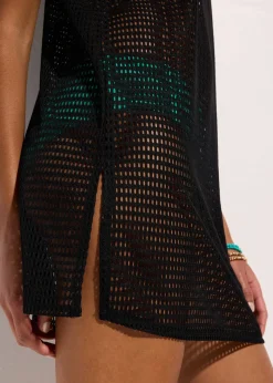 Top long de plage transparent