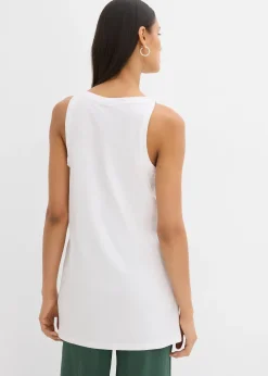 Top long en coton extensible