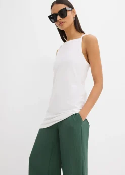 Top long en coton extensible
