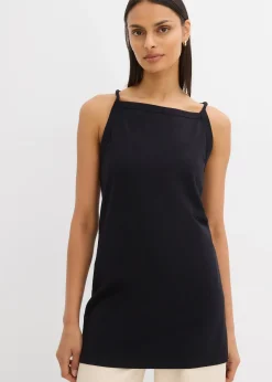 Top long en coton extensible