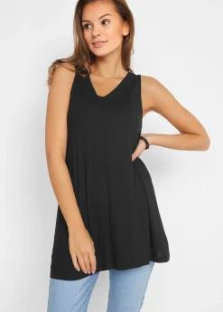 Top long en viscose extensible