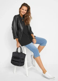 Top long en viscose extensible