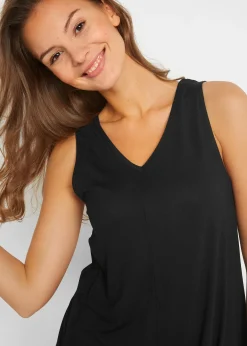 Top long en viscose extensible