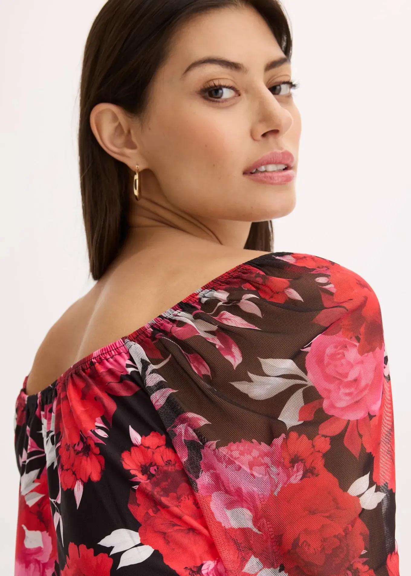 Top manches longues, cropped