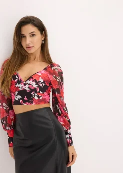 Top manches longues, cropped