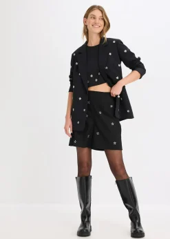 Top sans manches en coton mélangé