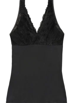 Top sculptant avec dentelle, maintien modéré