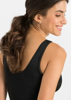 Top sculptant avec dentelle, maintien modéré