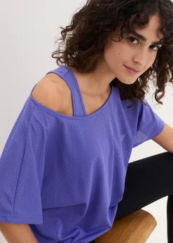 Top sportif avec haut en mesh (ens. 2 pces)