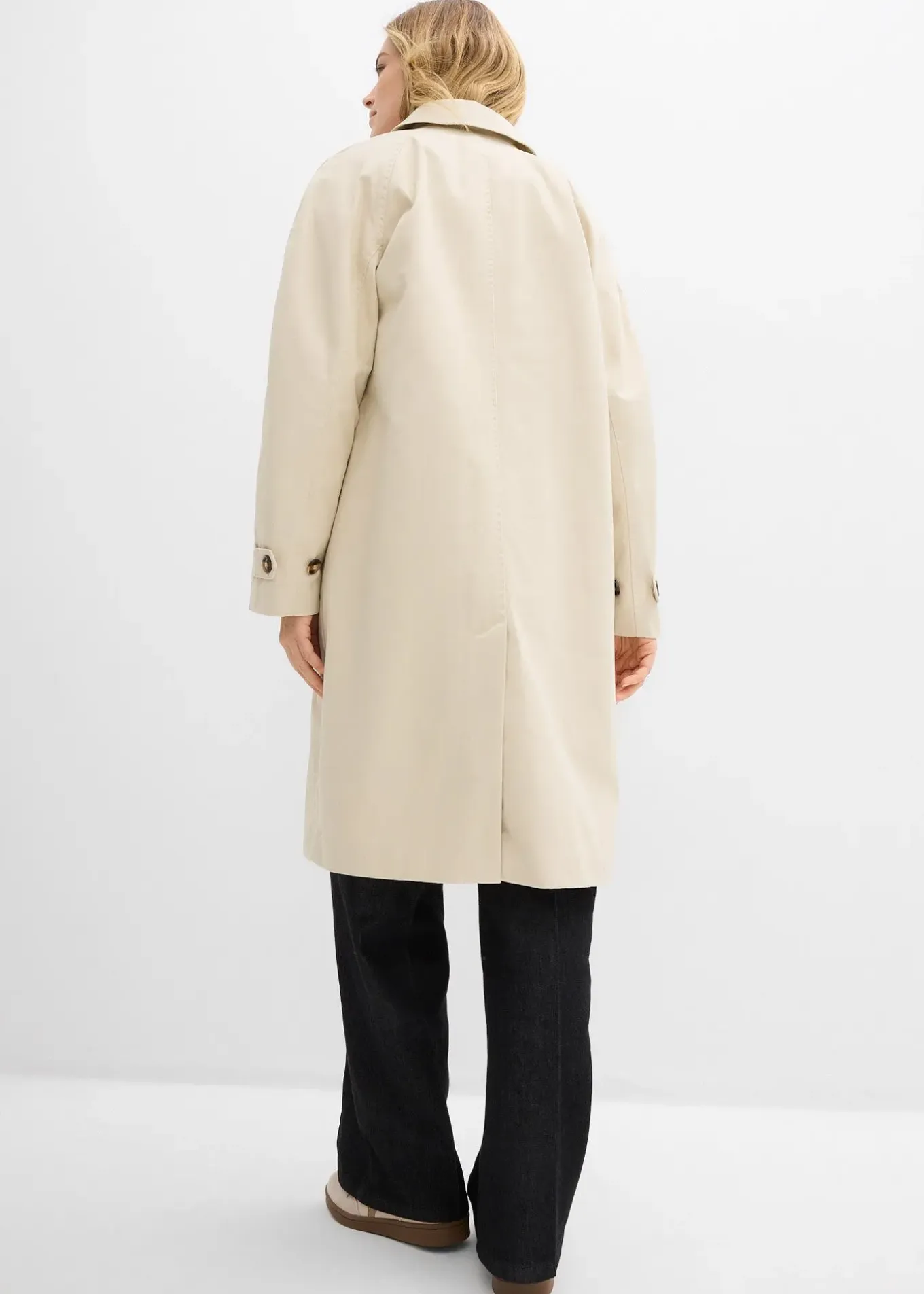 Trench à boutonnage simple