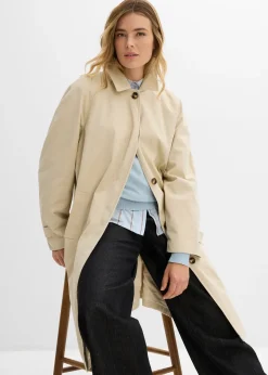 Trench à boutonnage simple