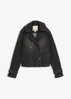 Trench court en denim