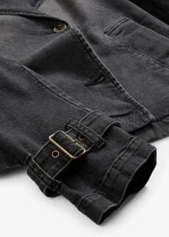 Trench court en denim