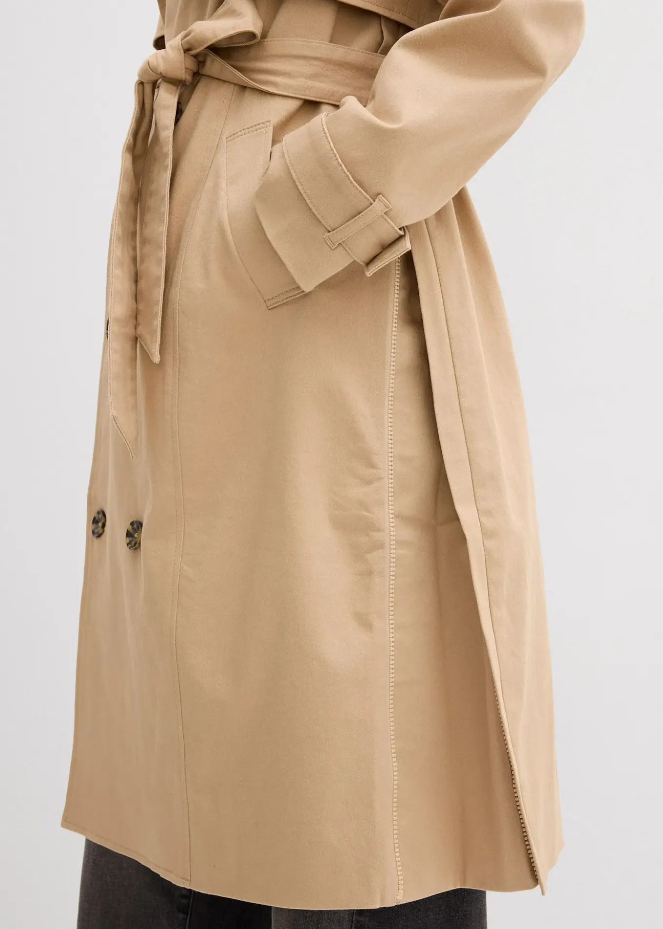 Trench de grossesse 3en1 avec empiècement de portage