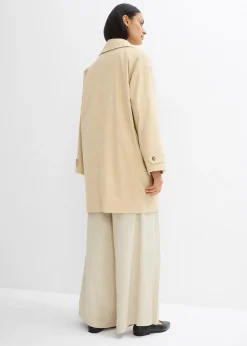 Trench-coat coupe trapèze