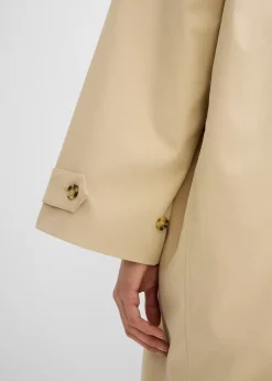 Trench-coat coupe trapèze