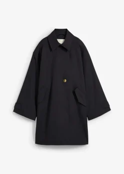 Trench-coat coupe trapèze