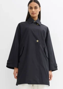 Trench-coat coupe trapèze