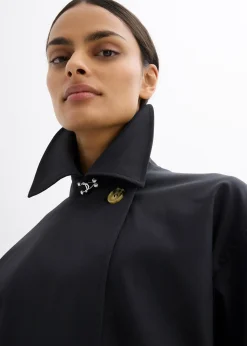 Trench-coat coupe trapèze