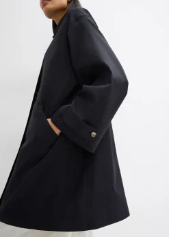 Trench-coat coupe trapèze