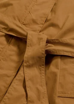 Trench-coat rembourré à col amovible