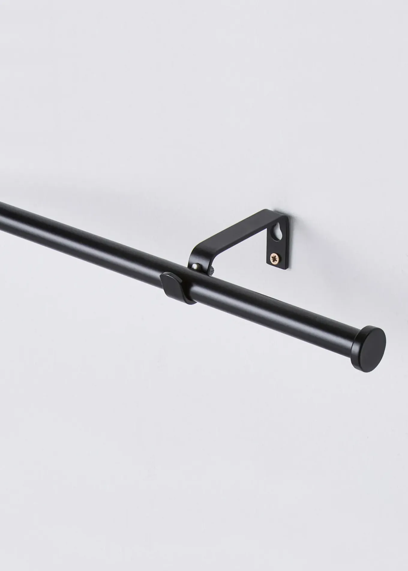 Tringle à rideau embout rondelle