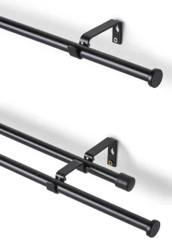 Tringle à rideau embout rondelle