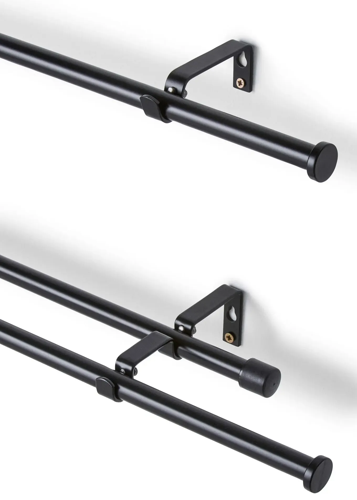 Tringle à rideau embout rondelle