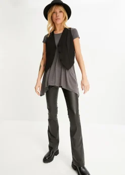 T-shirt à base asymétrique