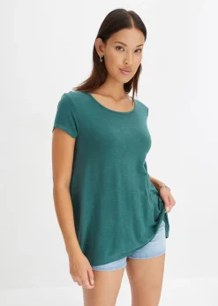 T-shirt à base asymétrique