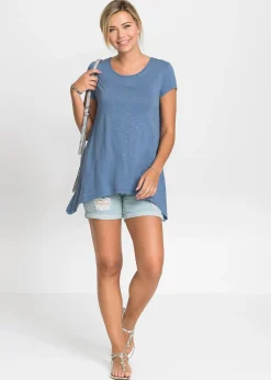 T-shirt à base asymétrique