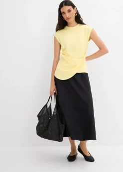 T-shirt à base asymétrique