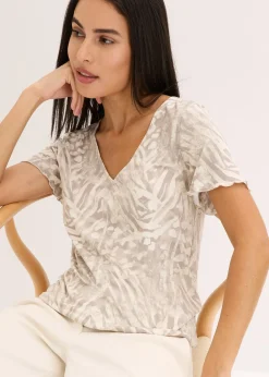 T-shirt à base élastiquée