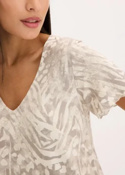 T-shirt à base élastiquée