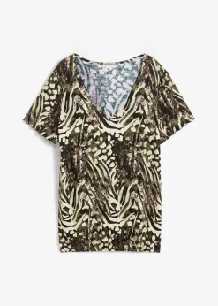 T-shirt à base élastiquée