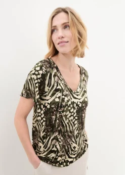 T-shirt à base élastiquée