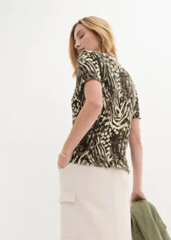 T-shirt à base élastiquée