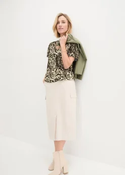 T-shirt à base élastiquée